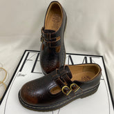 Retro Forest-Style Leather Shoes