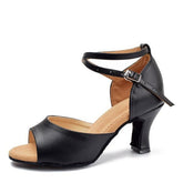 Women's Leatherette Customized Heel Latin Shoes Ballroom Dance Shoes