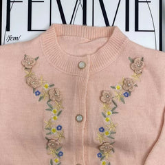 Chanel-Style Embroidered Cardigan