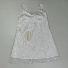 Strap sequined belt cinched A-line dress