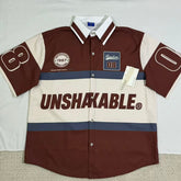 Loose Cuban-style short-sleeved shirt