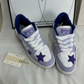 Heightening board shoes with star color contrast