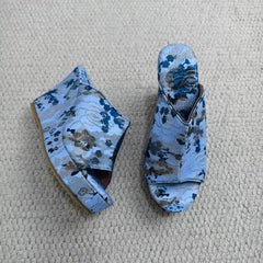 Waterproof platform fish-mouth flip-flops