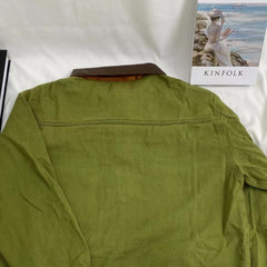 Embroidered Brushed Denim Jacket