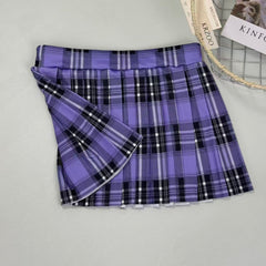 Mini pleated skirt