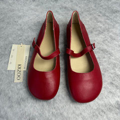 Soft leather upper cowhide shoes
