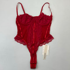 Lace French-style tight-fitting bandeau bodysuit