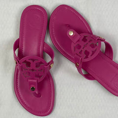 leather slip-on sandals