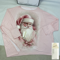 Christmas snowman printed crewneck shirt