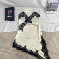 Elegant Lace Asymmetrical Dress