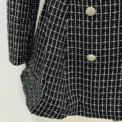 Chanel-Style Double-Breasted Wool Coat