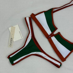 Color-matched separate swimming suit