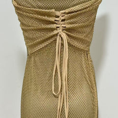 Halter-Neck Slim-Fit Sleeveless Gown