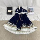 Cute Patchwork Rabbit Ear Jacket