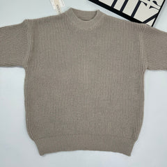 Heavy-duty thick needle textured sweater