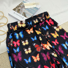 High-Waisted Relaxed-Fit Wide-Leg Pants