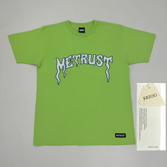 Wave-printed short-sleeved shirt