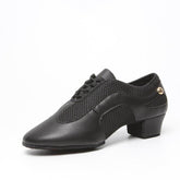 Women's Microfiber Leather 3.5cm Heels Modem With Lace-up Teaching & Practice Dance Shoes