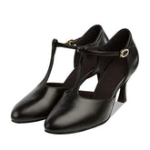 Women's Leatherette Customized Heel Ballroom Dance Shoes Character Dance Shoes