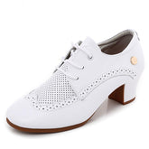 Women's Real Leather 3.5cm/5cm Heels Ballroom Dance Shoes Teaching & Practice Shoes
