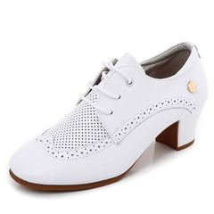 Women's Real Leather 3.5cm/5cm Heels Ballroom Dance Shoes Teaching & Practice Shoes