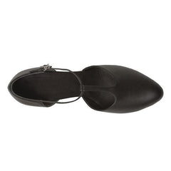 Women's Leatherette Customized Heel Ballroom Dance Shoes Character Dance Shoes