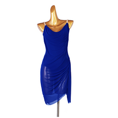 Customisable-Women's Rumba Spaghetti Straps Latin Dance Practice Dresses Performance Dresses