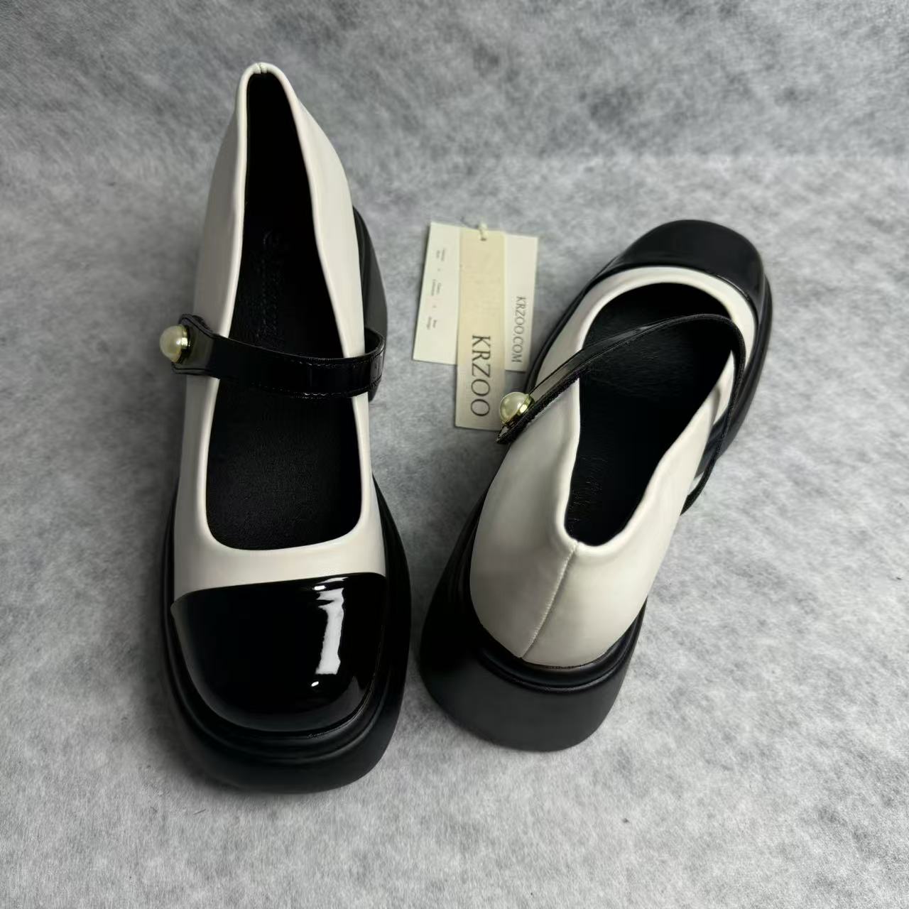 Colored Mary Jane High Heel Shoes