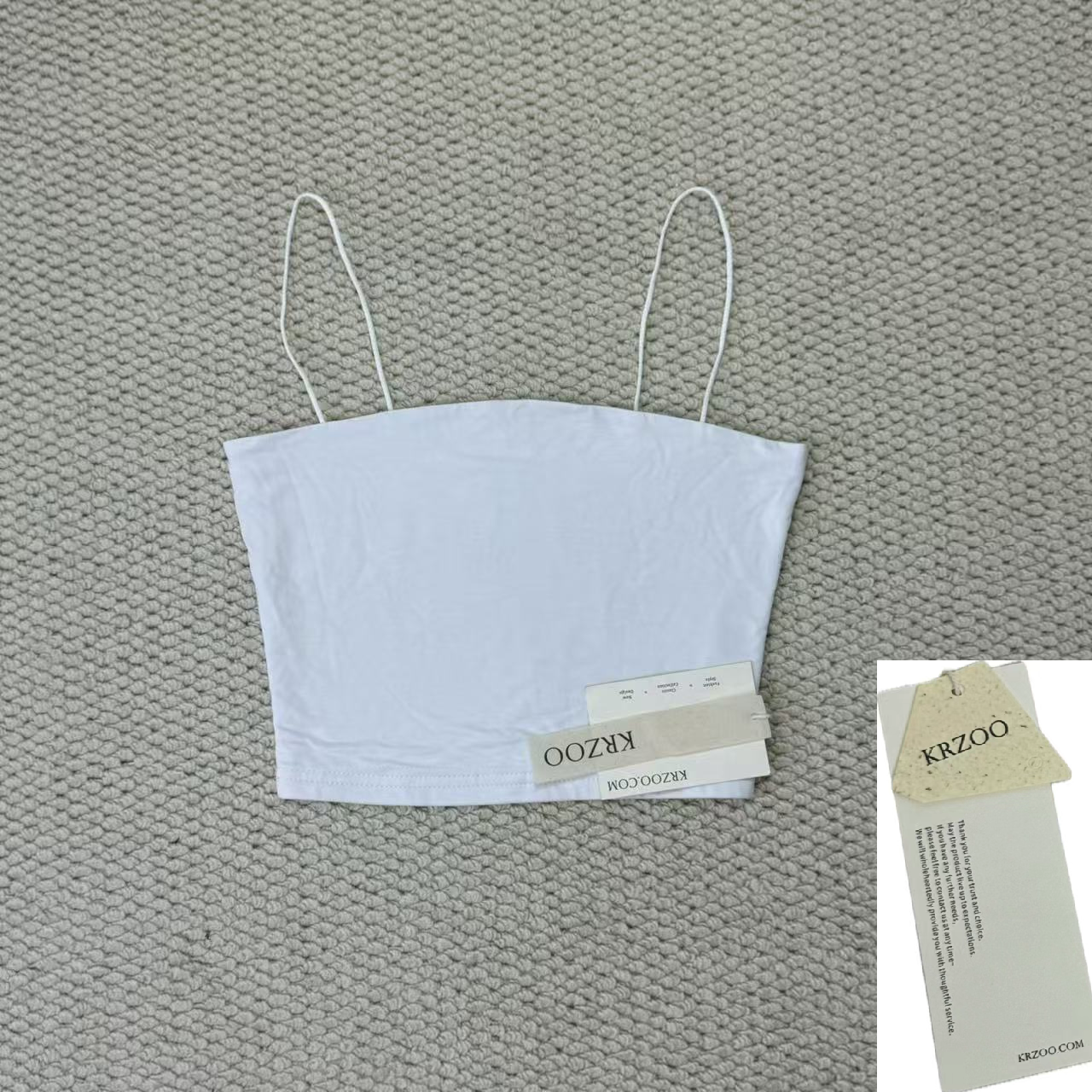 Backless tank top with suspenders