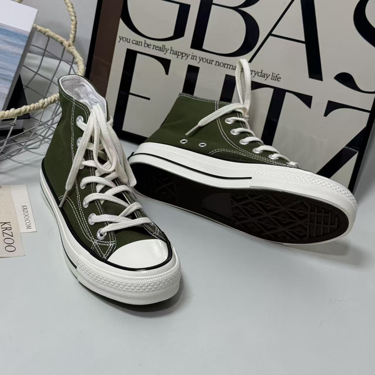 Retro casual canvas shoes