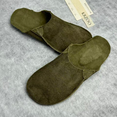 A pair of half-boots with a baggy top