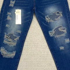 Hole-up skinny jeans