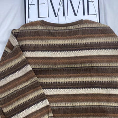 Retro Striped Sweatshirt