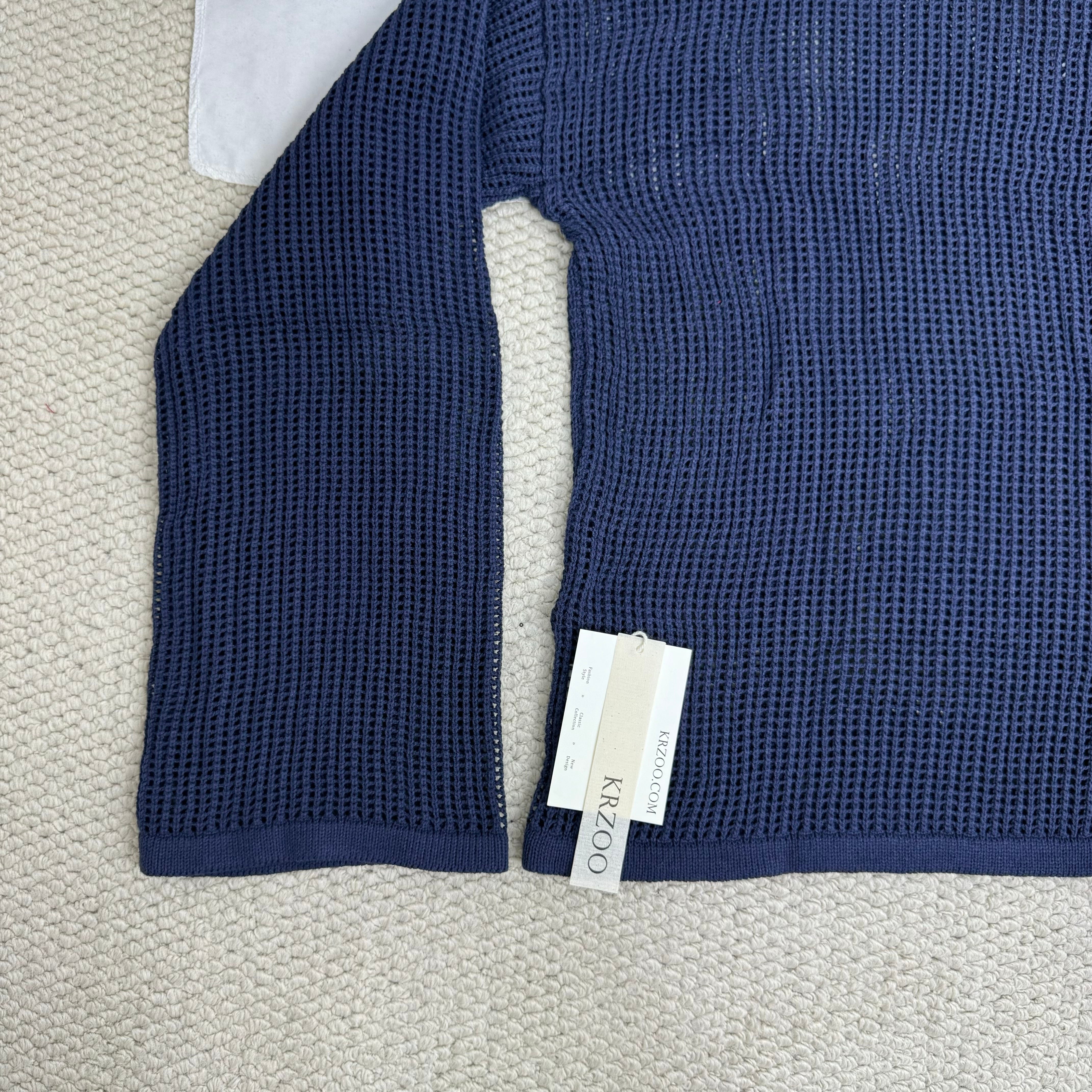 Sexy Openwork Knit Cover-Up Sweater