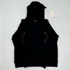 Functionalist face mask hooded sweatshirt