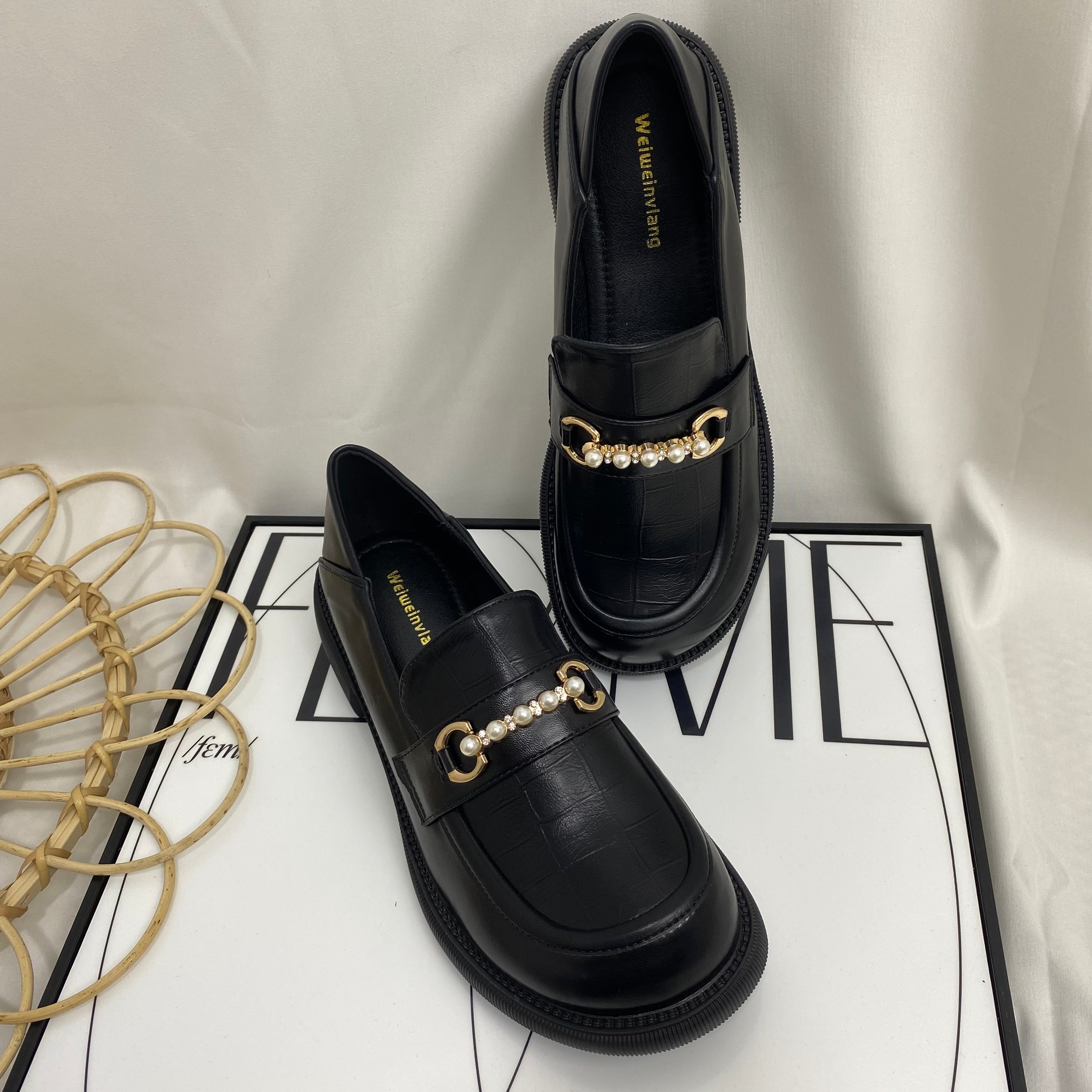 Slip-On British Style Leather Shoes