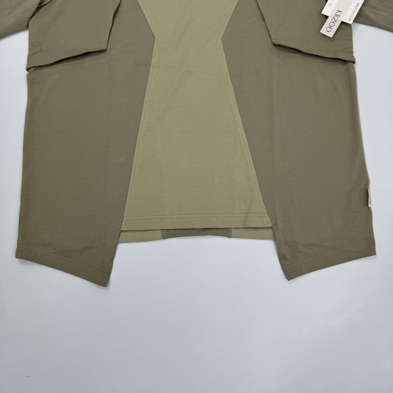 Pure cotton multi-color double-shoulder sleeve short-sleeved T-shirt