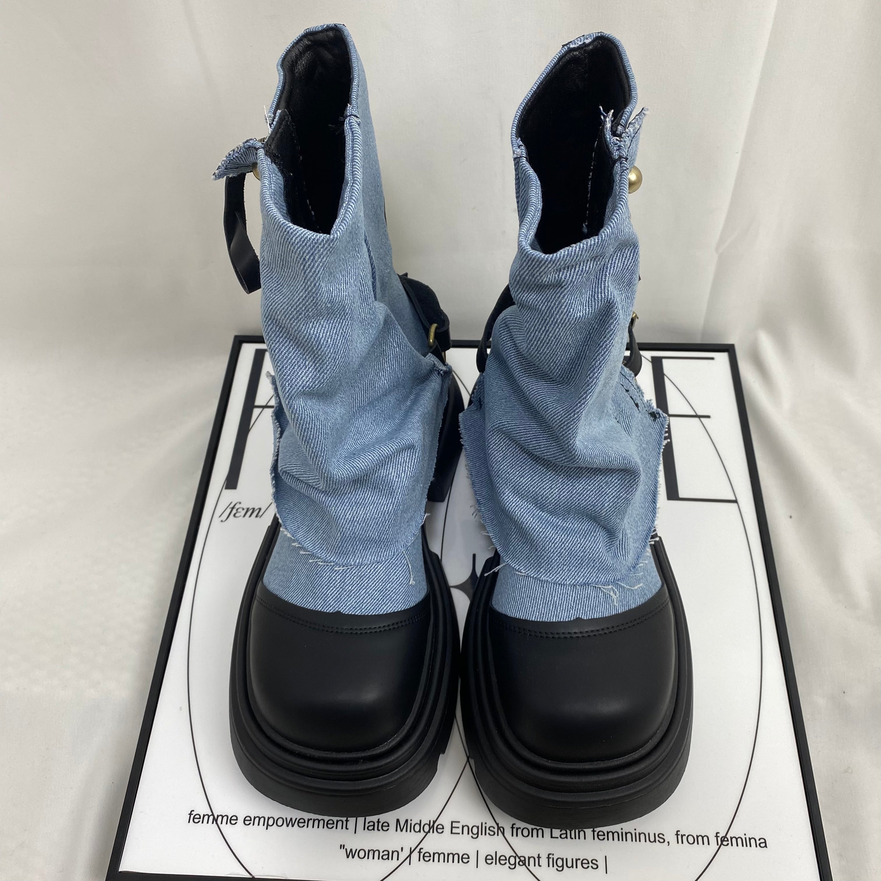 Versatile Platform Martin  Boots