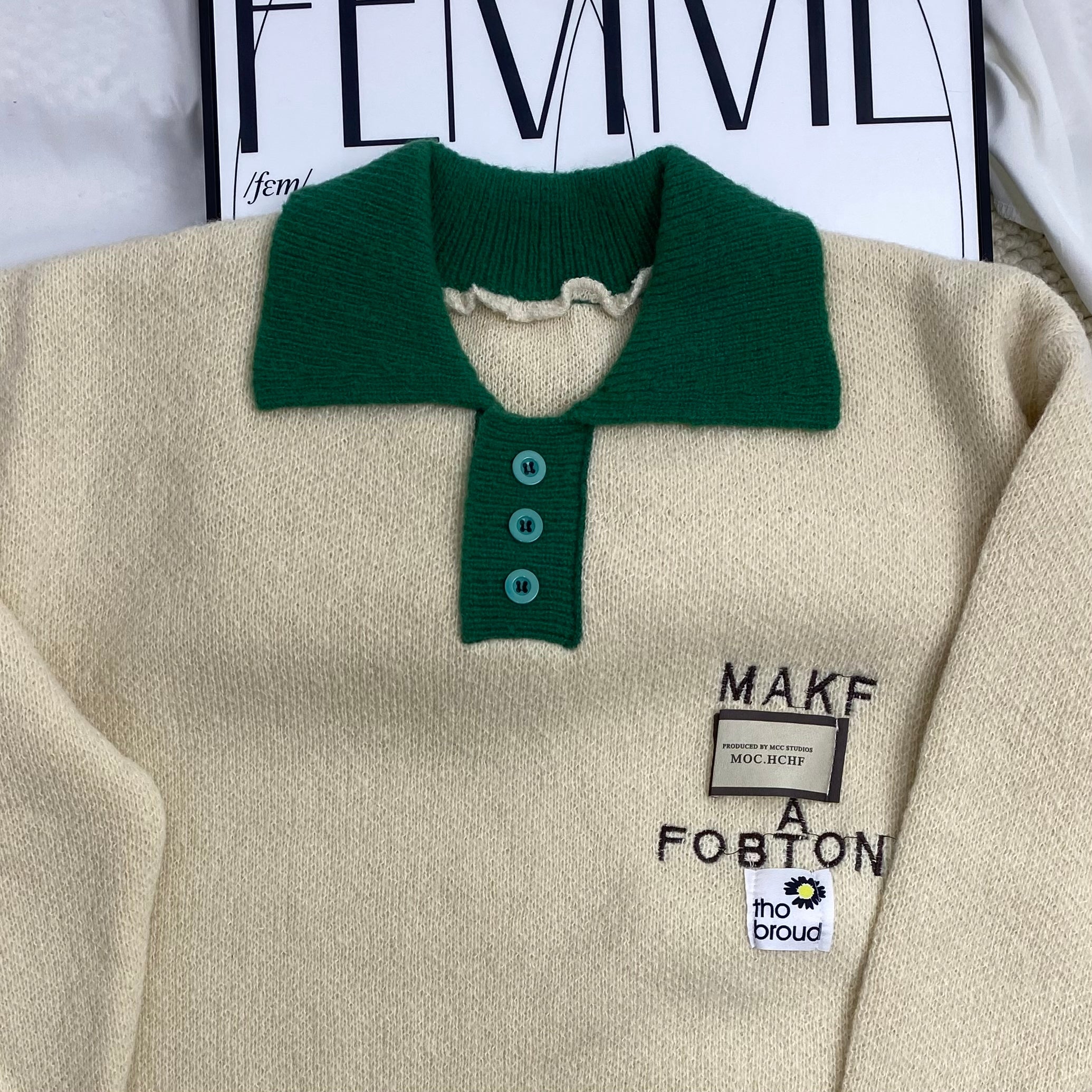 Vintage Patch Sweater