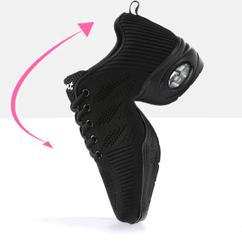 Women's Mesh JazShoes Lace-up Dance Sneakers