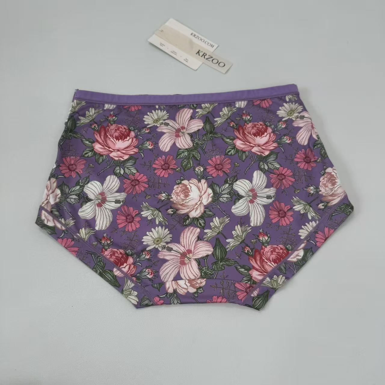 High-waisted printed buttock-raising underwear