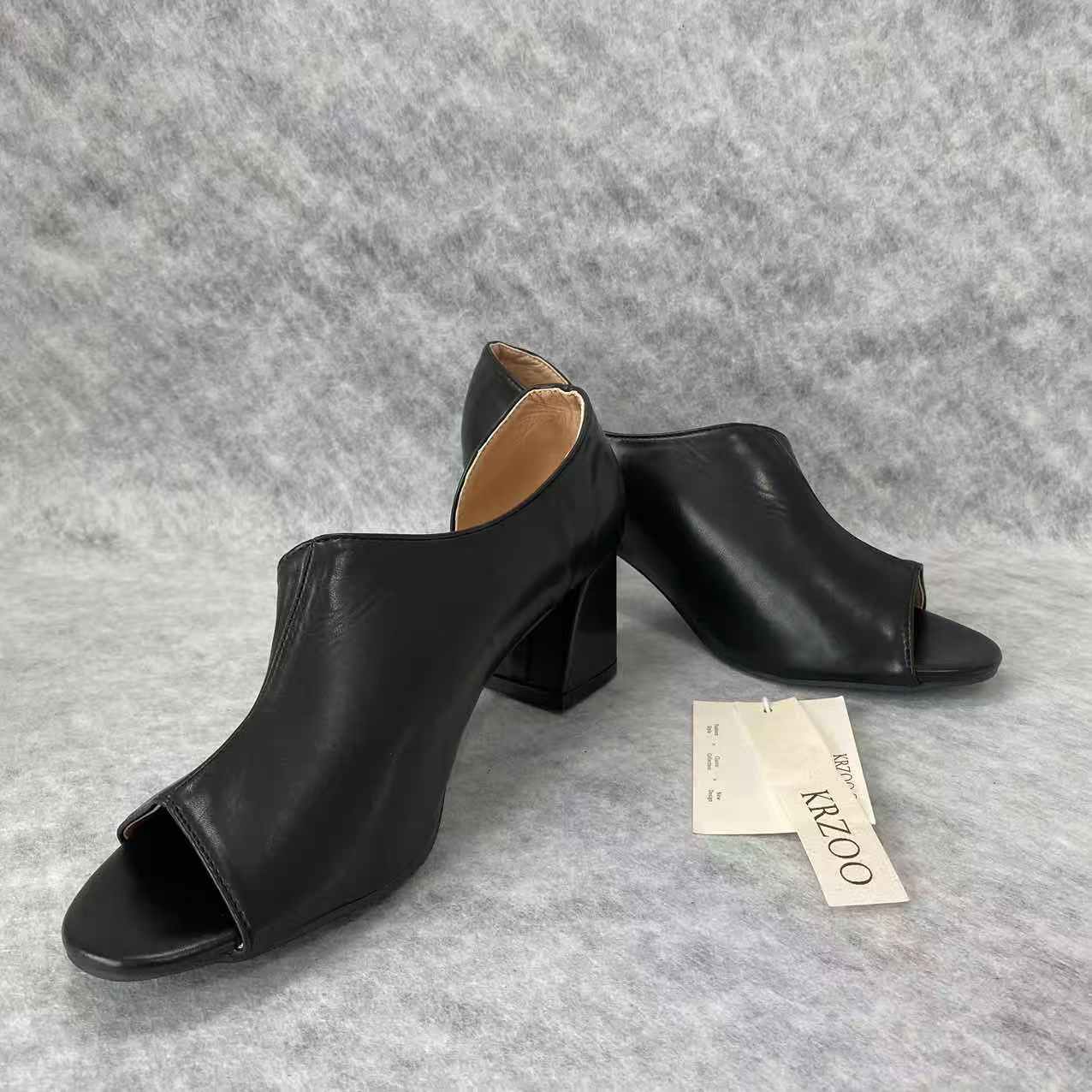 Thick-soled casual high-heeled shoes