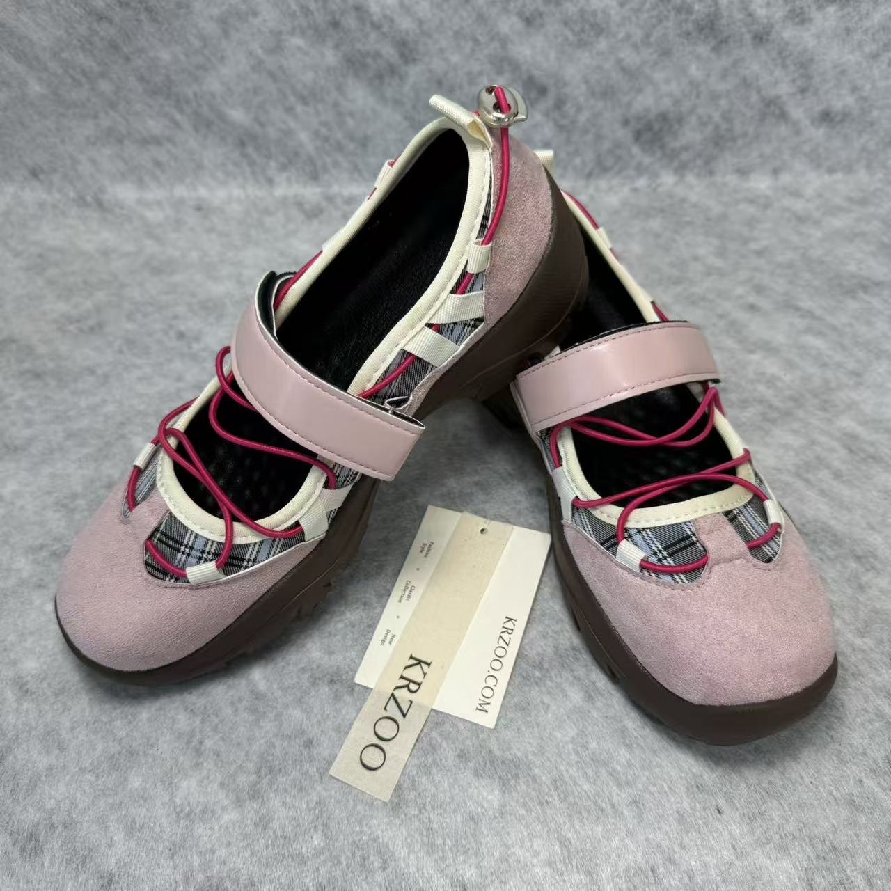 Functional style ballet platform Mary Jane shoes