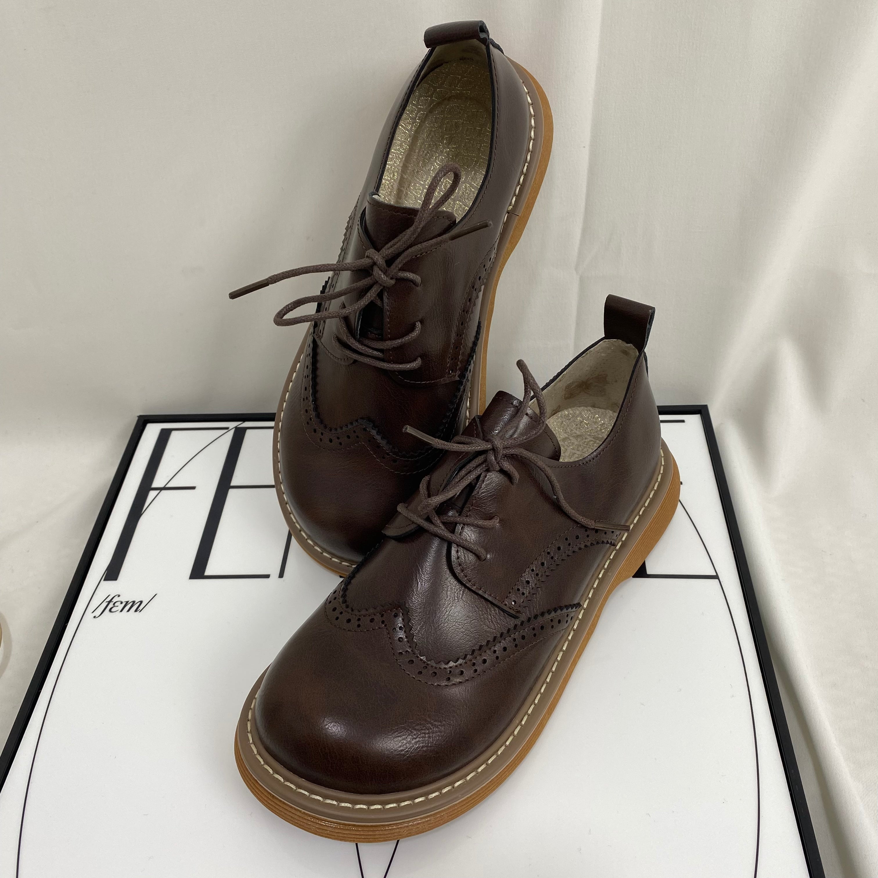 Comfortable Flat Brogues