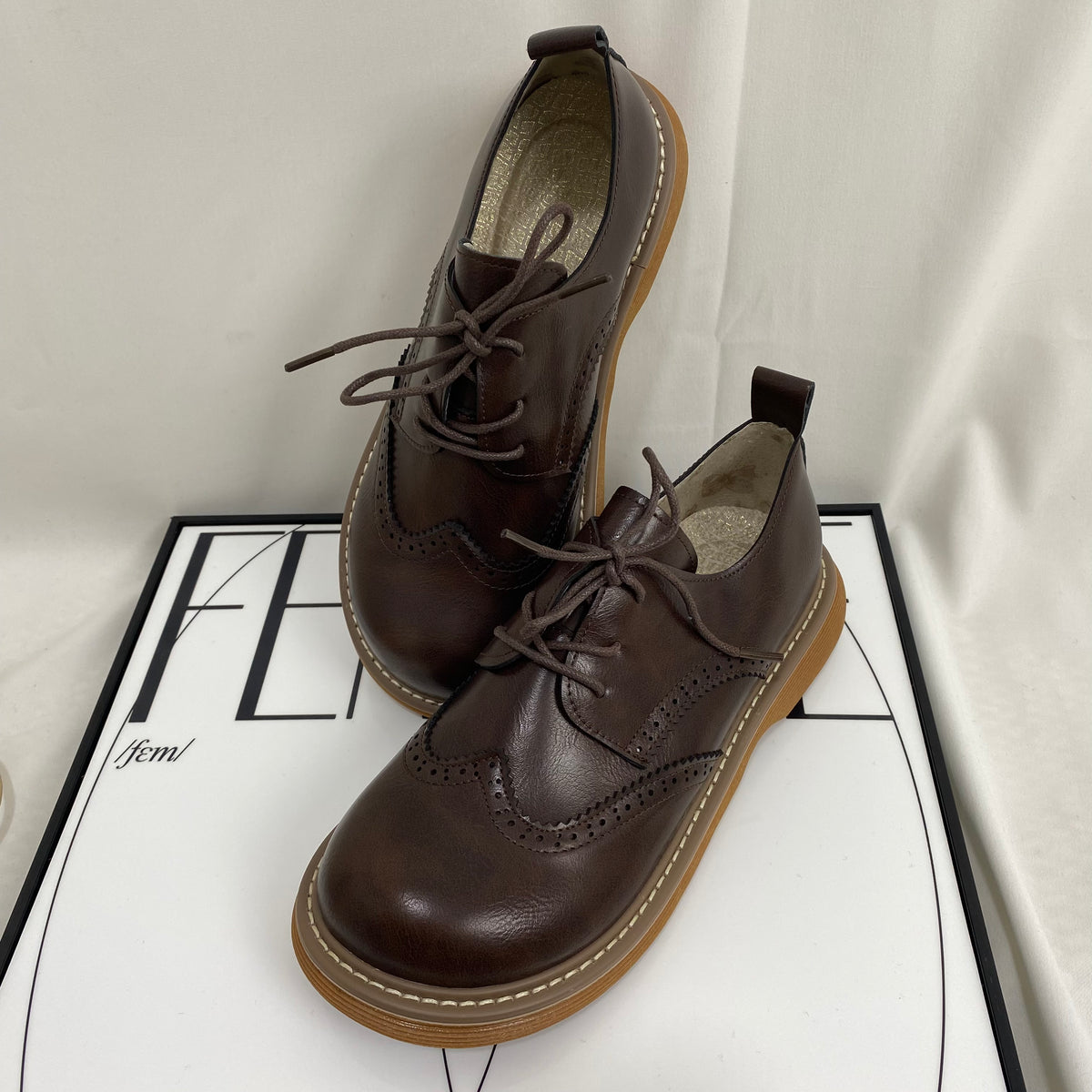 Comfortable Flat Brogues