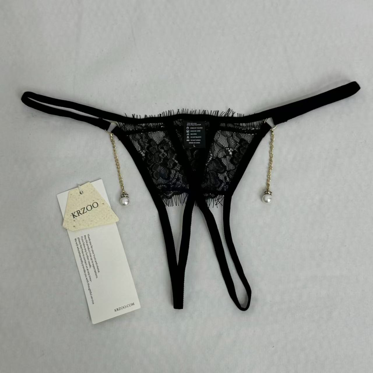 Lace European And American Style Low-Waisted Thongs