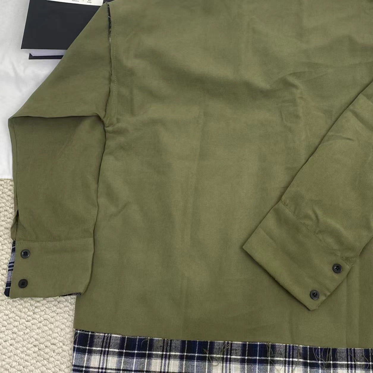 Retro Checkered Work Jacket