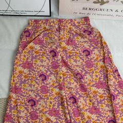 Loose and tight fringed half skirt