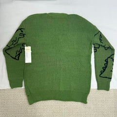 Street Cartoon Cardigan Sweater