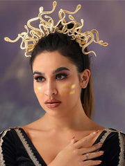 Golden Snake Hair Accessory